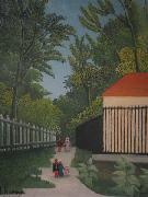 Henri Rousseau View of Montsouris Park By Henri Rousseau France oil painting artist